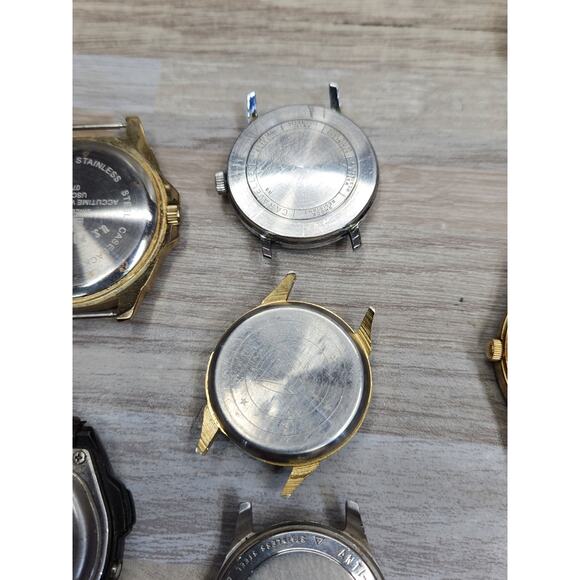 Lot Of 10 Men\'s Watches For Parts/Repair. Casio, Caravelle, Lorus, Rouan.